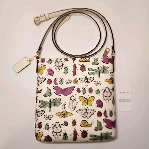 NWT Coach CT258 Mini Rowan File Bag With Creature Print - Picture 3 of 3